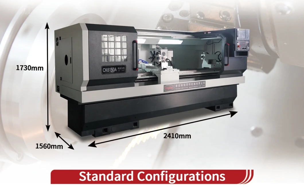 CNC Lathe Machine Tool Ck6150A Fanuc Controller