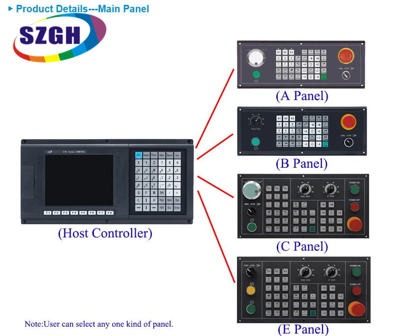 3 Axis CNC Controller for Lathe/Turning with Auto Tool Changer Function PLC Atc Turret