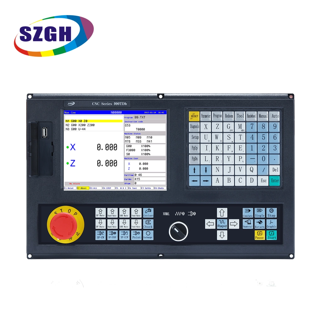 Hot Sales 990 Series 3 Axis CNC Controller for Lathe Used CNC Control System Servo Motor