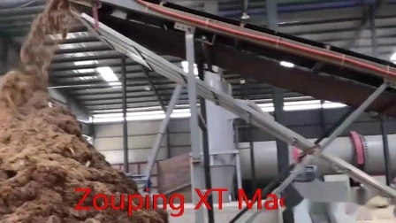 Servosteuerungssystem, 6 m automatischer Bambuseinzug, Zuckerrohrzerkleinerer für Biomasse