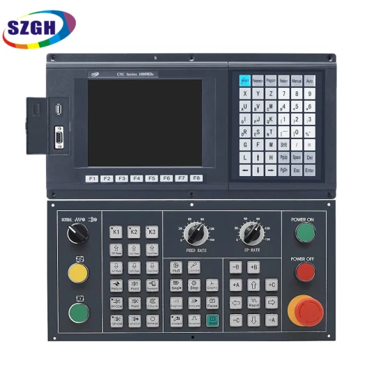 4-Achsen-Standard- und aktualisierte CNC-Fräs- und Router-Steuerung mit hoher Anti-Jamming-Schalterleistung, unterstützt das Ausführen von Programmen nach Eingabepunkten